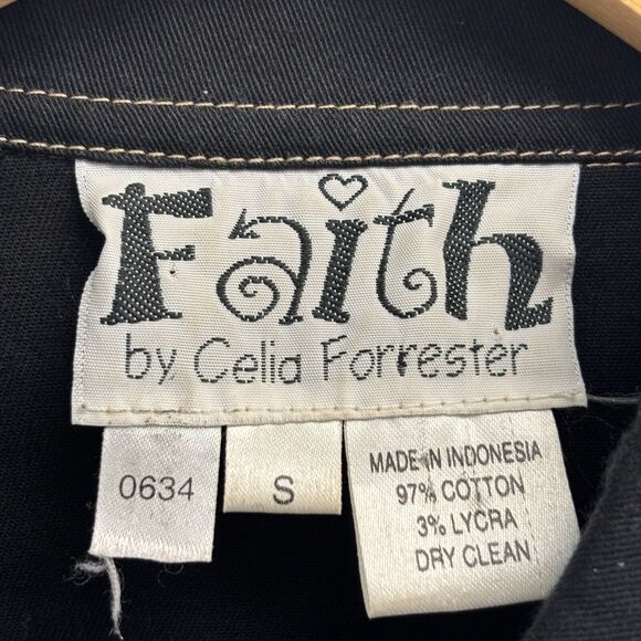 Vintage Faith By Celia Forrester Womens Old Money Animal Beaded Jacket Size S - Picture 9 of 9